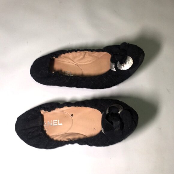 🛑CHANEL Designer ➕🆒 FLATS Flower SANDALS Ballet SHOES Logo Comfort 💸BUY NOW‼️ - Picture 10 of 16
